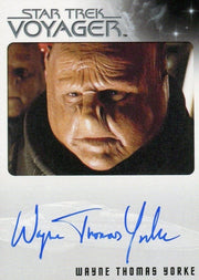 Star Trek Voyager Heroes Villains Autograph Card Wayne Thomas Yorke as Zet   - TvMovieCards.com