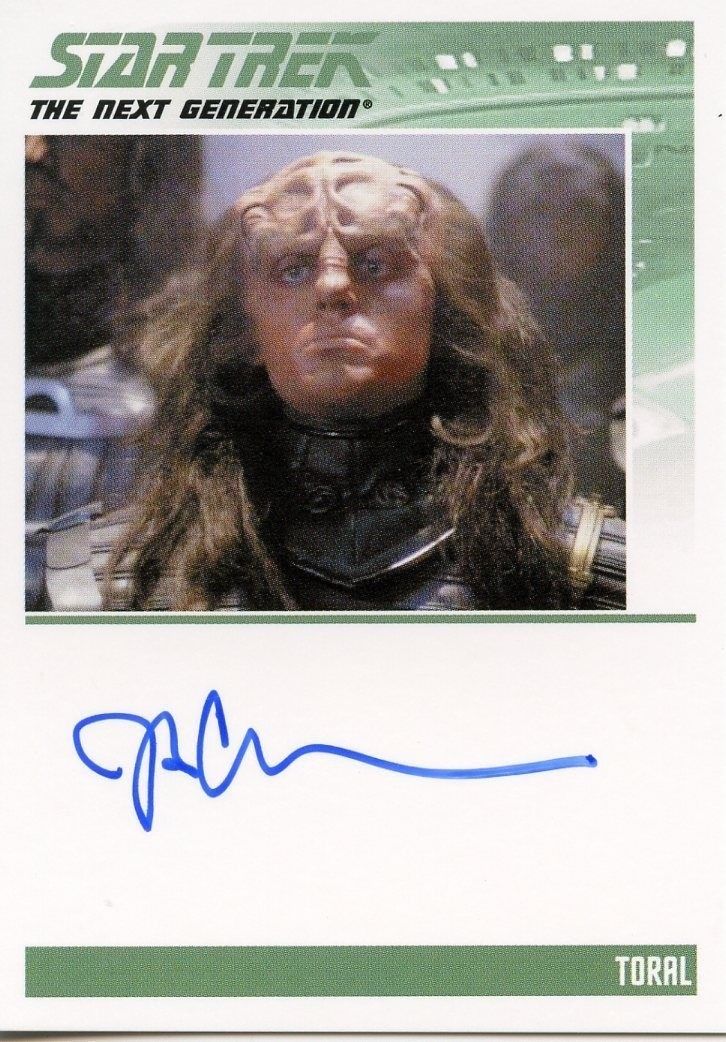 Star Trek TNG Complete Series 2 Autograph Card J.D. Cullum Toral   - TvMovieCards.com