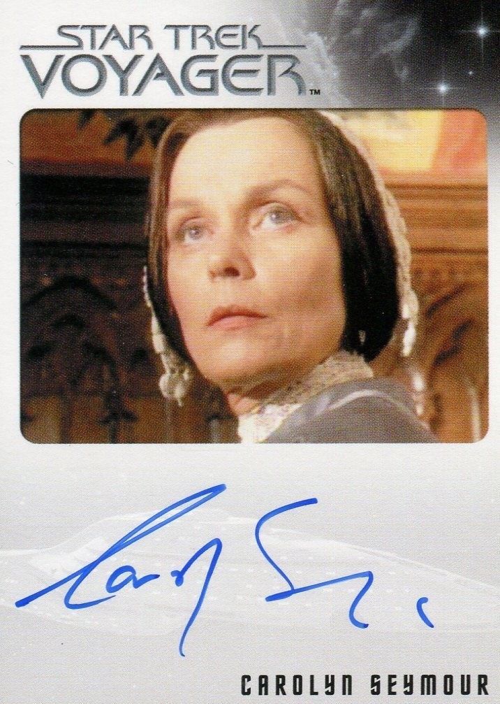 Star Trek Voyager Heroes Villains Autograph Card Carolyn Seymour / Mrs Templeton   - TvMovieCards.com