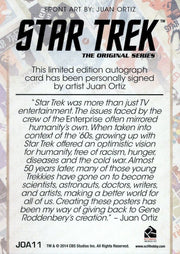 Star Trek TOS Portfolio Prints Juan Ortiz Autograph Parallel Card JOA11   - TvMovieCards.com