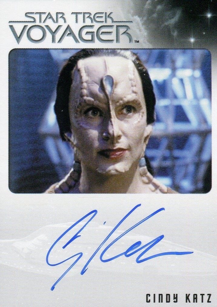 Star Trek Voyager Heroes Villains Autograph Cindy Katz as Kejal   - TvMovieCards.com