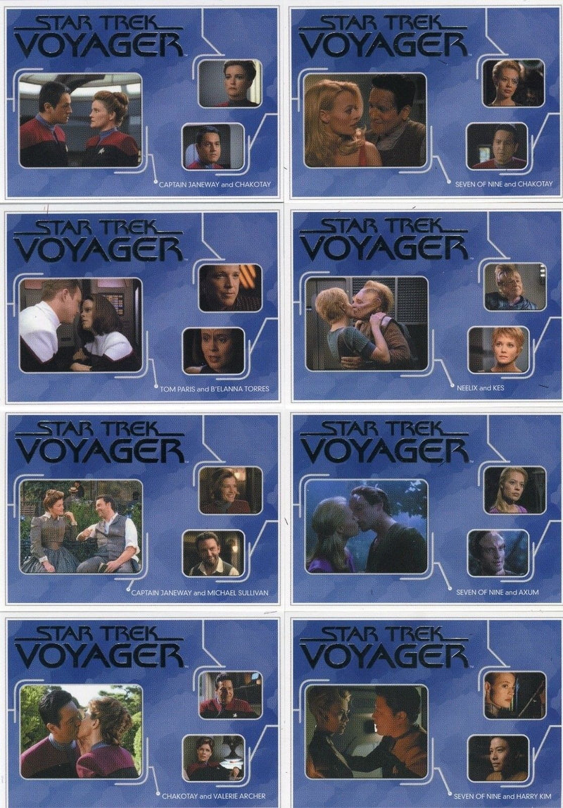 Star Trek Voyager Heroes & Villains 24 Card Relationships Chase Card Set R1-24   - TvMovieCards.com