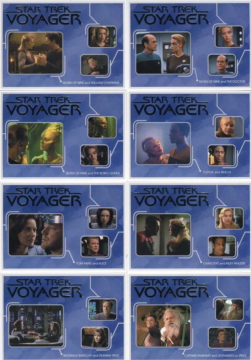 Star Trek Voyager Heroes & Villains 24 Card Relationships Chase Card Set R1-24   - TvMovieCards.com