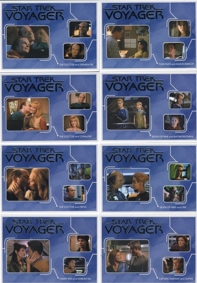 Star Trek Voyager Heroes & Villains 24 Card Relationships Chase Card Set R1-24   - TvMovieCards.com