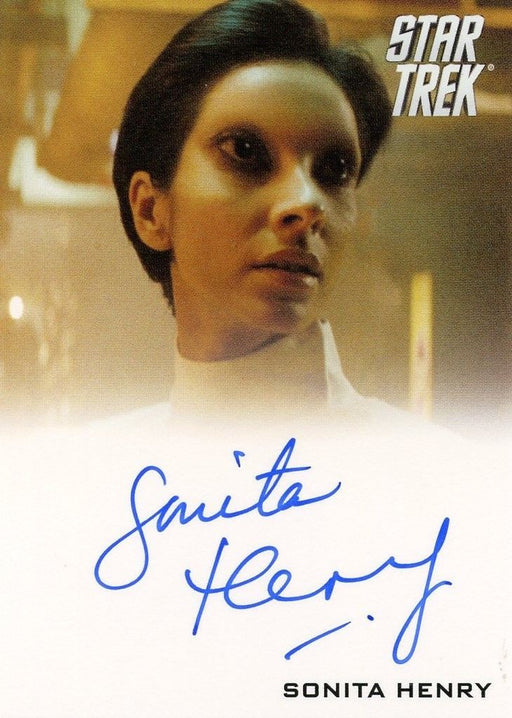 STAR TREK Movie Into Darkness 2014 Autograph Card Sonita Henry Kelvin Doctor   - TvMovieCards.com