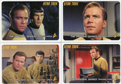Star Trek Original 40th Anniversary Series 1 4 CARD PROMO SET P1 P2 P3 UK   - TvMovieCards.com