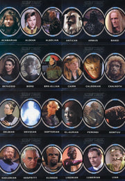 Star Trek TNG Complete Series 1 Alien Chase Card Set A1 - A13 Cards   - TvMovieCards.com