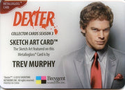 Dexter Season 3 Case Topper Card Trev Murphy Metal Metallogloss Chase Card   - TvMovieCards.com