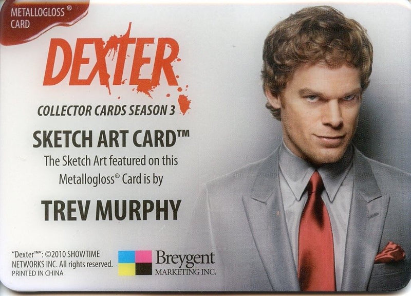 Dexter Season 3 Case Topper Card Trev Murphy Metal Metallogloss Chase Card   - TvMovieCards.com