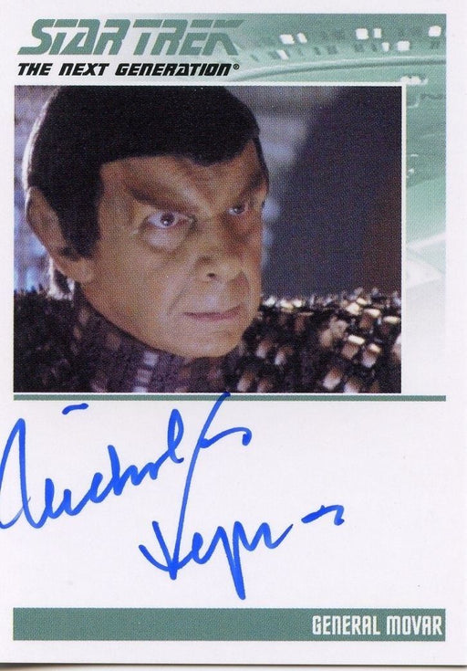Star Trek TNG Complete Series 2 Autograph Card Nicholas Kepros General Movar   - TvMovieCards.com