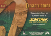 Star Trek Celebrating 40 Years 40th Anniversary Costume Card DaiMon Goss C39   - TvMovieCards.com