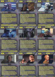 Star Trek Voyager Profiles Alien Technology Chase Card Set AT1 thru AT9 1998   - TvMovieCards.com