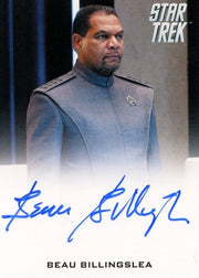 STAR TREK Movie Into Darkness 2014 Autograph Card Beau Billingslea Cpt Abbott   - TvMovieCards.com