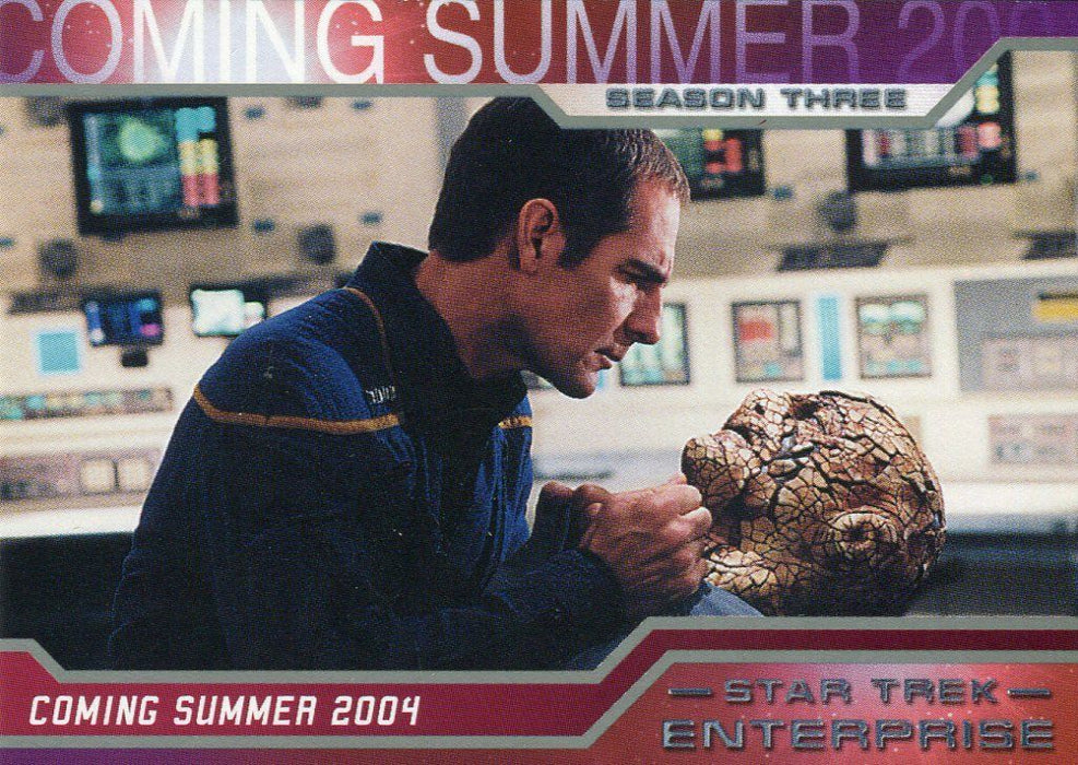 Star Trek Enterprise Season 3 Three Promo Card P2 Single Trading Card   - TvMovieCards.com