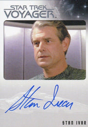 Star Trek Voyager Heroes Villains Autograph Card Stan Ivar as Mark Johnson   - TvMovieCards.com