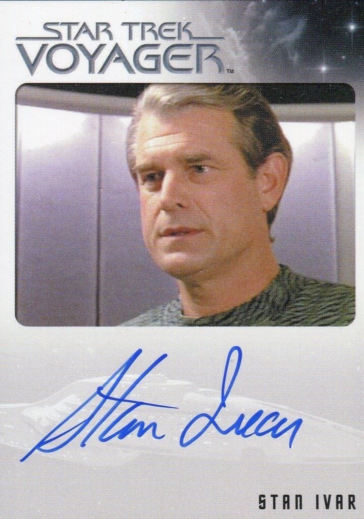 Star Trek Voyager Heroes Villains Autograph Card Stan Ivar as Mark Johnson   - TvMovieCards.com