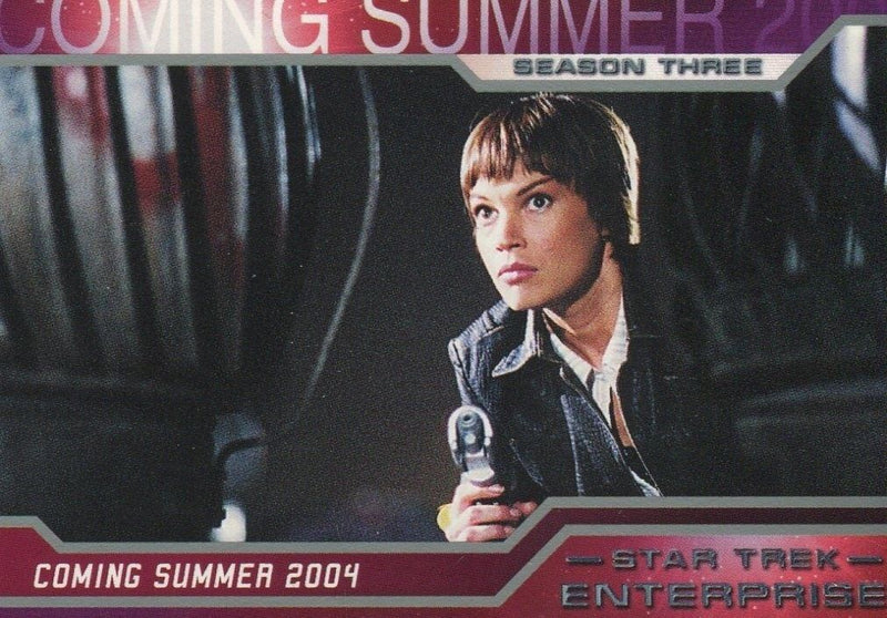 Star Trek Enterprise Season 3 Three Promo Card P3 Single Trading Card   - TvMovieCards.com