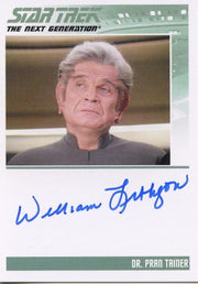 Star Trek TNG Complete Series 2 Autograph Card William Lithgow PranTainer   - TvMovieCards.com