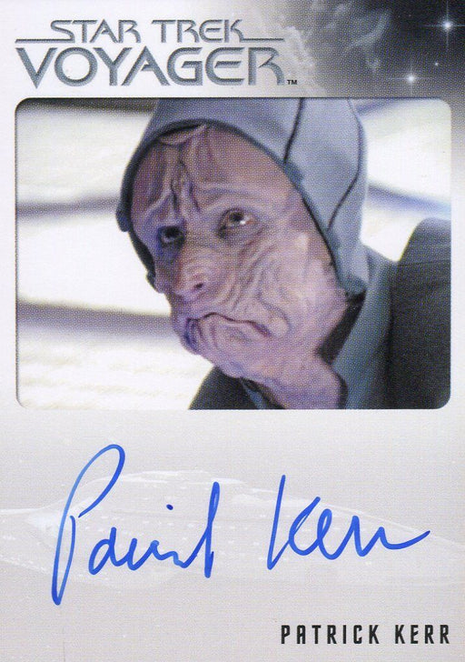 Star Trek Voyager Heroes Villains Autograph Card Patrick Kerr Bothan Infiltrator   - TvMovieCards.com