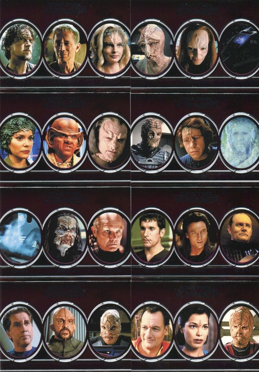Star Trek Voyager Heroes & Villains 11 Card Aliens Chase Card Set A1 thru A11   - TvMovieCards.com