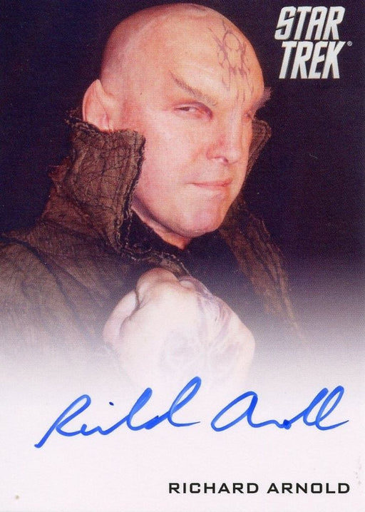 STAR TREK Movie Into Darkness 2014 Autograph Card Richard Arnold Romulan   - TvMovieCards.com