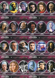 Star Trek Voyager Heroes & Villains 11 Card Aliens Chase Card Set A1 thru A11   - TvMovieCards.com