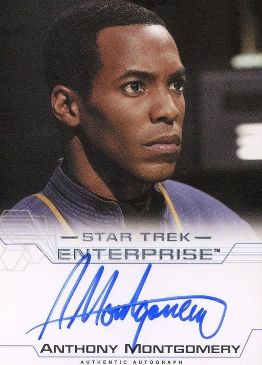 Star Trek Enterprise Season Four 4 Autograph Card Montgomery Ensign Mayweather   - TvMovieCards.com
