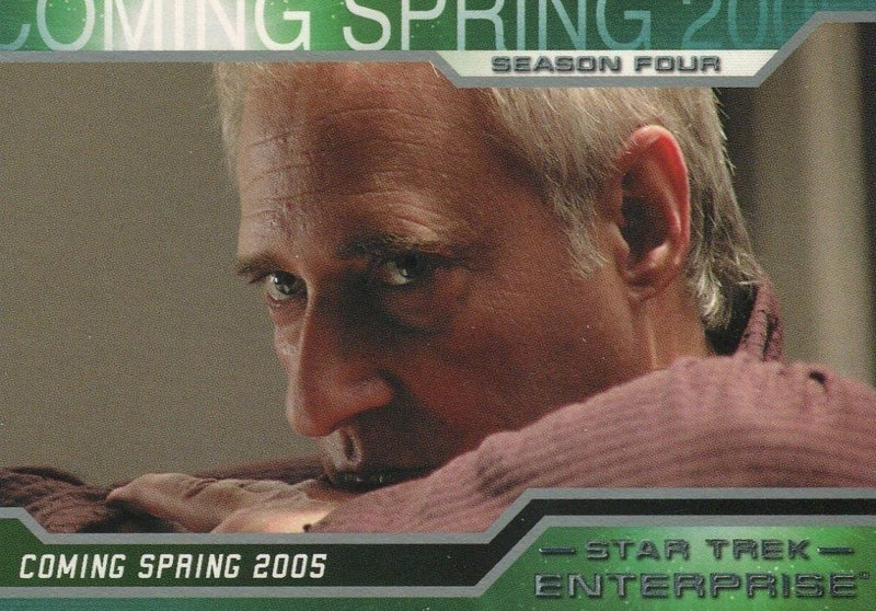 Star Trek Enterprise Season 4 Four Promo Card P2 Single Trading Card   - TvMovieCards.com