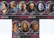 Star Trek Voyager Heroes & Villains 11 Card Aliens Chase Card Set A1 thru A11   - TvMovieCards.com