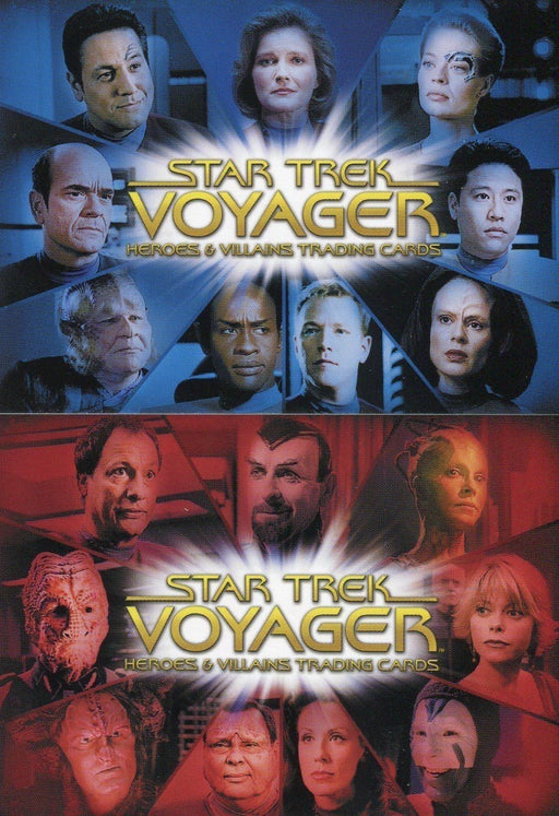 Star Trek Voyager Heroes & Villains Case Topper Chase Card Set 2 Cards CT1 CT2   - TvMovieCards.com