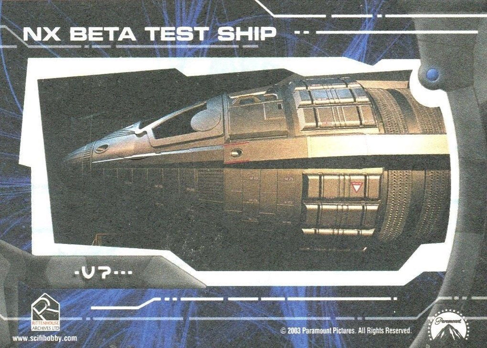 Star Trek Enterprise Season 2 Two 22nd Century Vessels Chase Card V7   - TvMovieCards.com