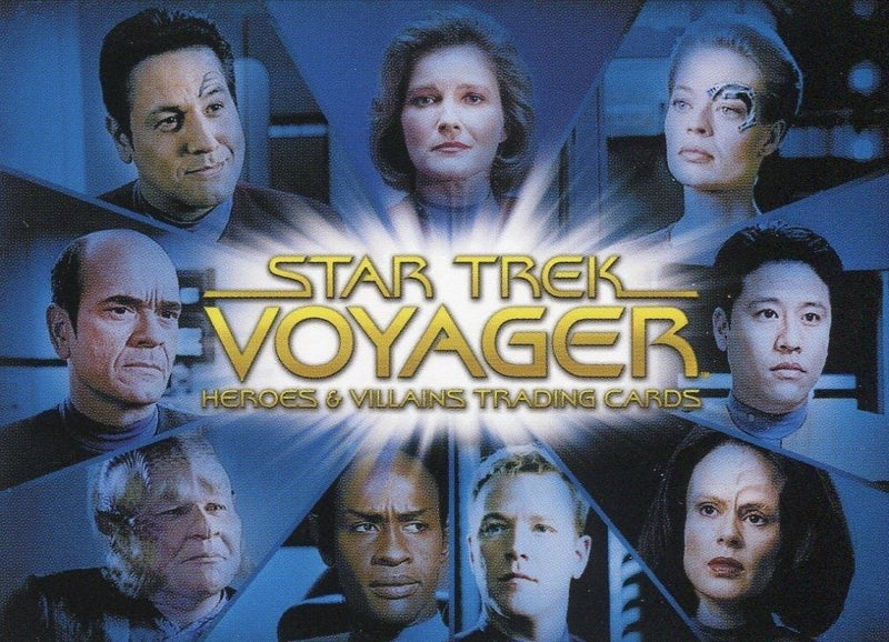 Star Trek Voyager Heroes & Villains Case Topper Chase Card CT1 Heroes   - TvMovieCards.com