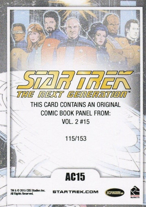 Star Trek TNG Portfolio Prints Comic Archive Cuts Cut Card AC15 #115/153   - TvMovieCards.com