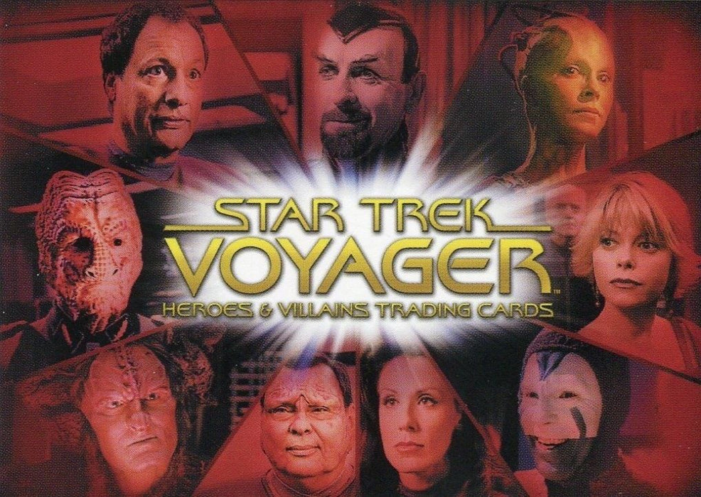 Star Trek Voyager Heroes & Villains Case Topper Chase Card CT2 Villains   - TvMovieCards.com