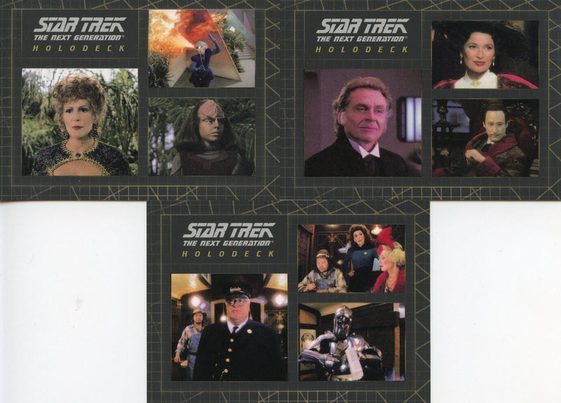 Star Trek TNG Complete Series 2 Best of the Holodeck Chase Card Set H1 H9   - TvMovieCards.com