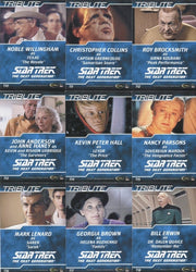 Star Trek TNG Complete Series 1 Tribute Chase Card Set T1 thru T18 Cards   - TvMovieCards.com