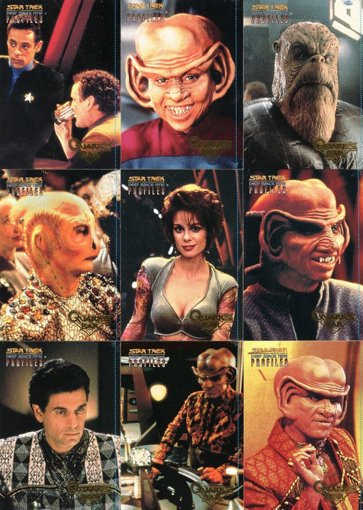 Star Trek Deep Space Nine DS9 Profiles Quark's Bar Quotes Chase 9 Card Set   - TvMovieCards.com