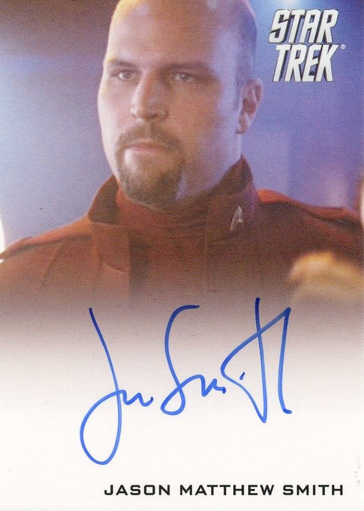 STAR TREK Movie Into Darkness 2014 Autograph Card Jason Matthew Smith Cadet   - TvMovieCards.com