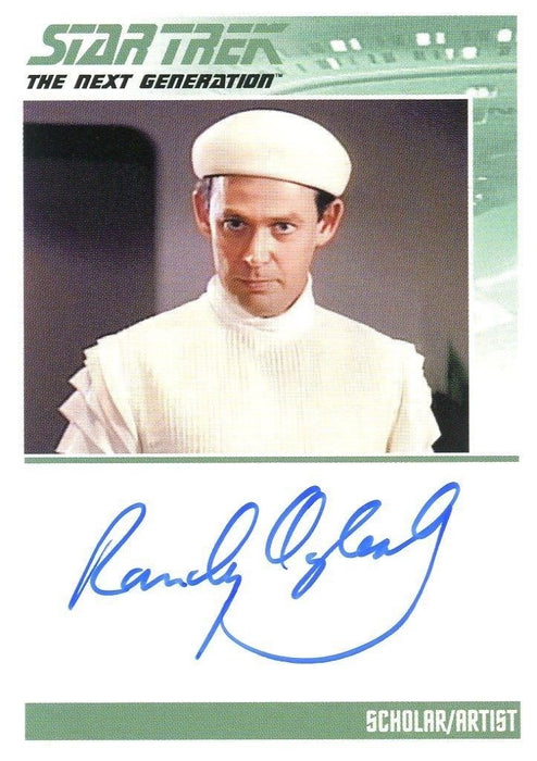 Star Trek TNG Portfolio Prints Autograph Card Randy Oglesby Scholar/Artist   - TvMovieCards.com