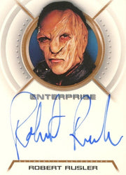 Star Trek Enterprise Season 3 Autograph Card Robert Rusler Orgoth A31   - TvMovieCards.com
