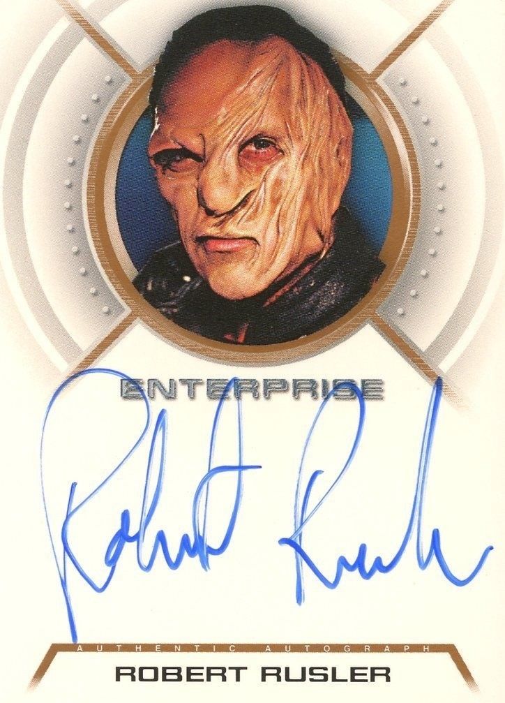 Star Trek Enterprise Season 3 Autograph Card Robert Rusler Orgoth A31   - TvMovieCards.com