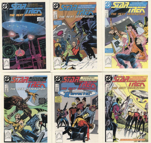 Star Trek Quotable The Next Generation Comic Books Folding Chase Card Set CB1-6   - TvMovieCards.com