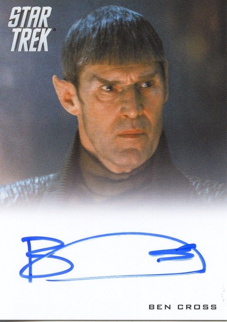 STAR TREK Movie Into Darkness 2014 Autograph Card Ben Cross Sarek   - TvMovieCards.com