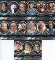 Star Trek TNG Complete Series 1 Alien Chase Card Set A1 - A13 Cards   - TvMovieCards.com