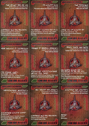 Star Trek ALIENS Quotable Klingon Chase Card SET 9 Cards Q1 - Q9 2014 Rittenhous - TvMovieCards.com