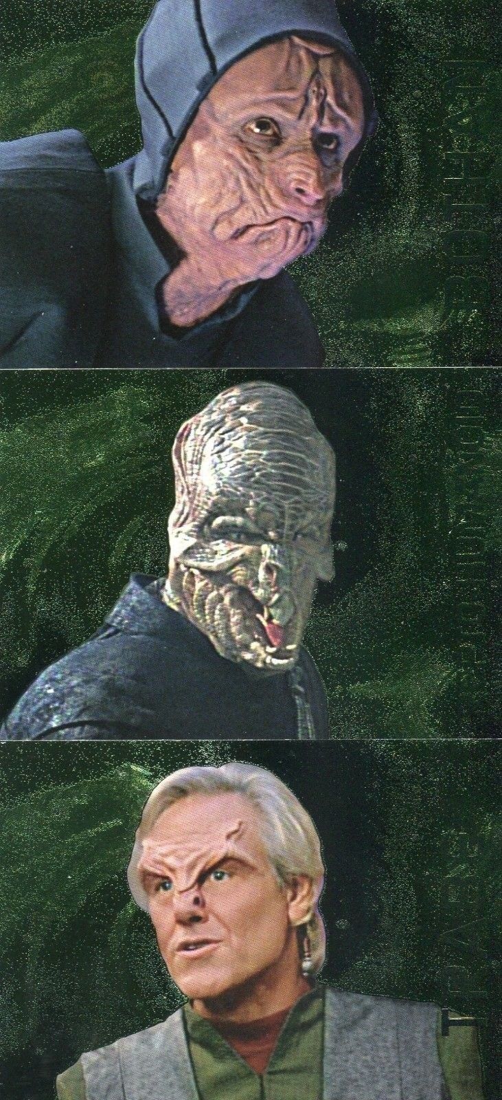Star Trek Voyager Season 2 Two Xenobio Foil Sketch Chase Card Set 3 Cards 1997   - TvMovieCards.com