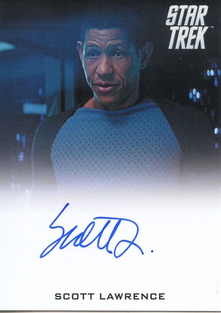 STAR TREK Movie Into Darkness 2014 Autograph Card Scott Lawrence Bridge Officer   - TvMovieCards.com