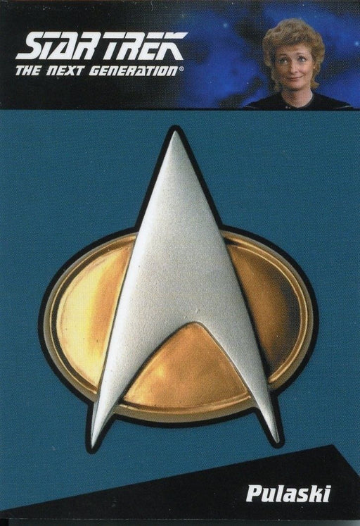 Star Trek TNG Complete Series 2 Communicator Pin Card CP10 Dr. Pulaski   - TvMovieCards.com