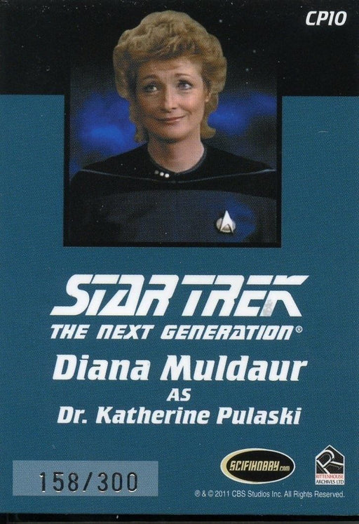 Star Trek TNG Complete Series 2 Communicator Pin Card CP10 Dr. Pulaski   - TvMovieCards.com
