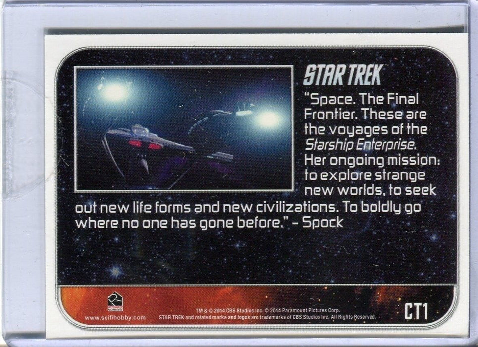 Star Trek Movies 2014 Case Topper Chase Card CT1   - TvMovieCards.com